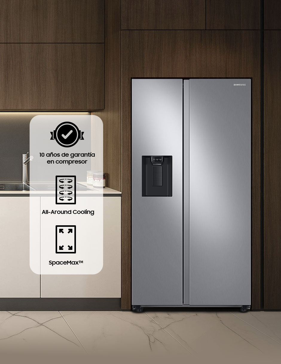Refrigerador dúplex 27 pies cúbicos tecnología inverter y tecnología no frost RS27T5200S9/EM
