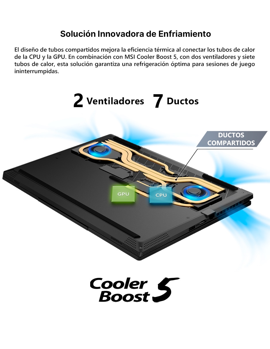 Laptop gamer Stealth A16 AI+ A3XWFG-020MX 16 pulgadas QHD+ AMD Ryzen AI 9 HX 370 NVIDIA GeForce RTX 5060 32 GB RAM 1 TB SSD