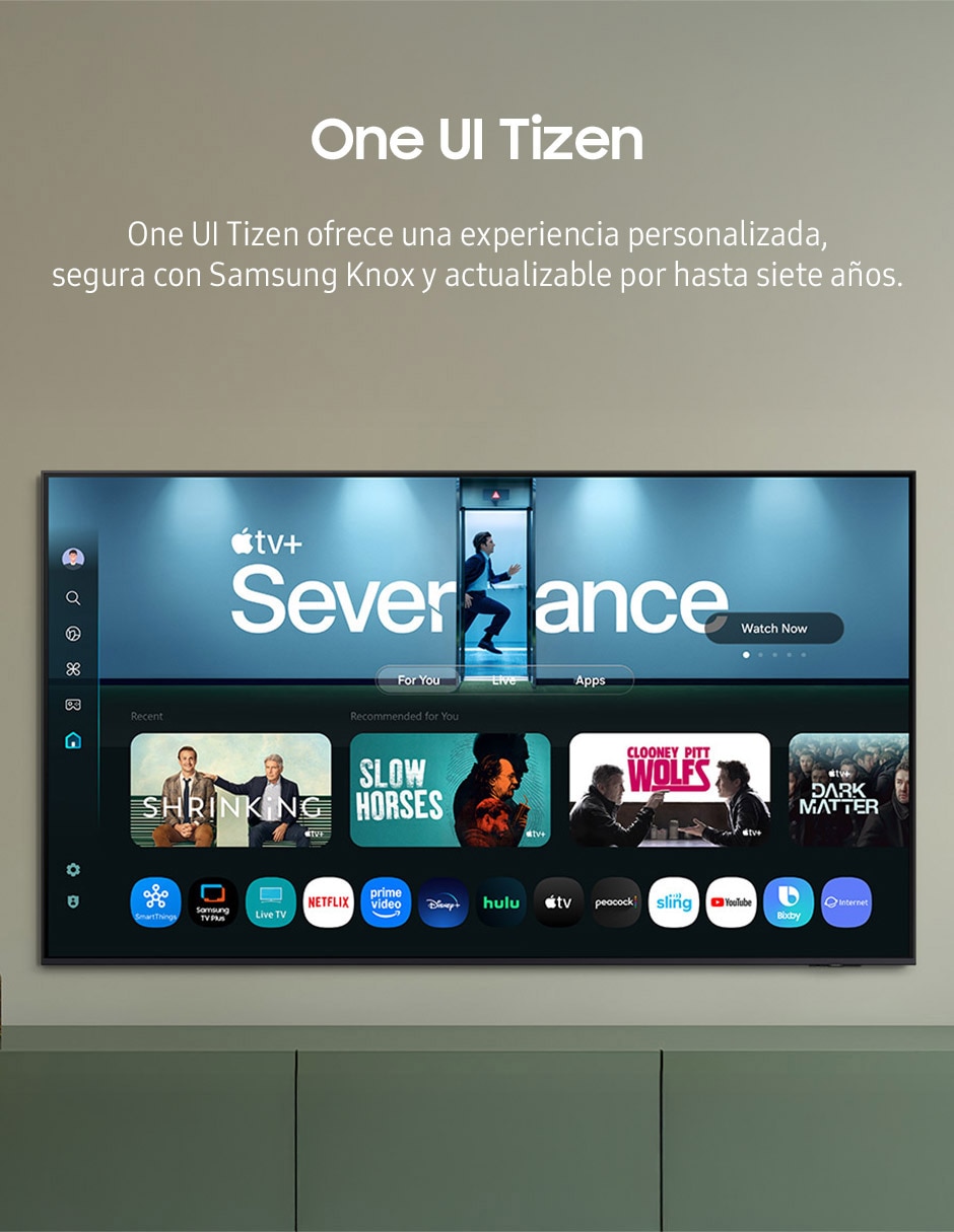 Pantalla Smart TV QLED de 43 pulgadas 4K QN43QEF1AFXZX