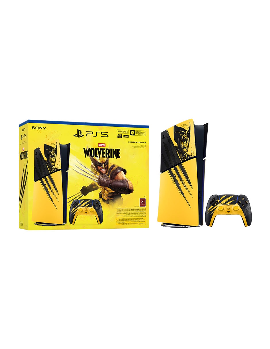 Consola fija PS5 de 825 GB edición Limitada Wolverine