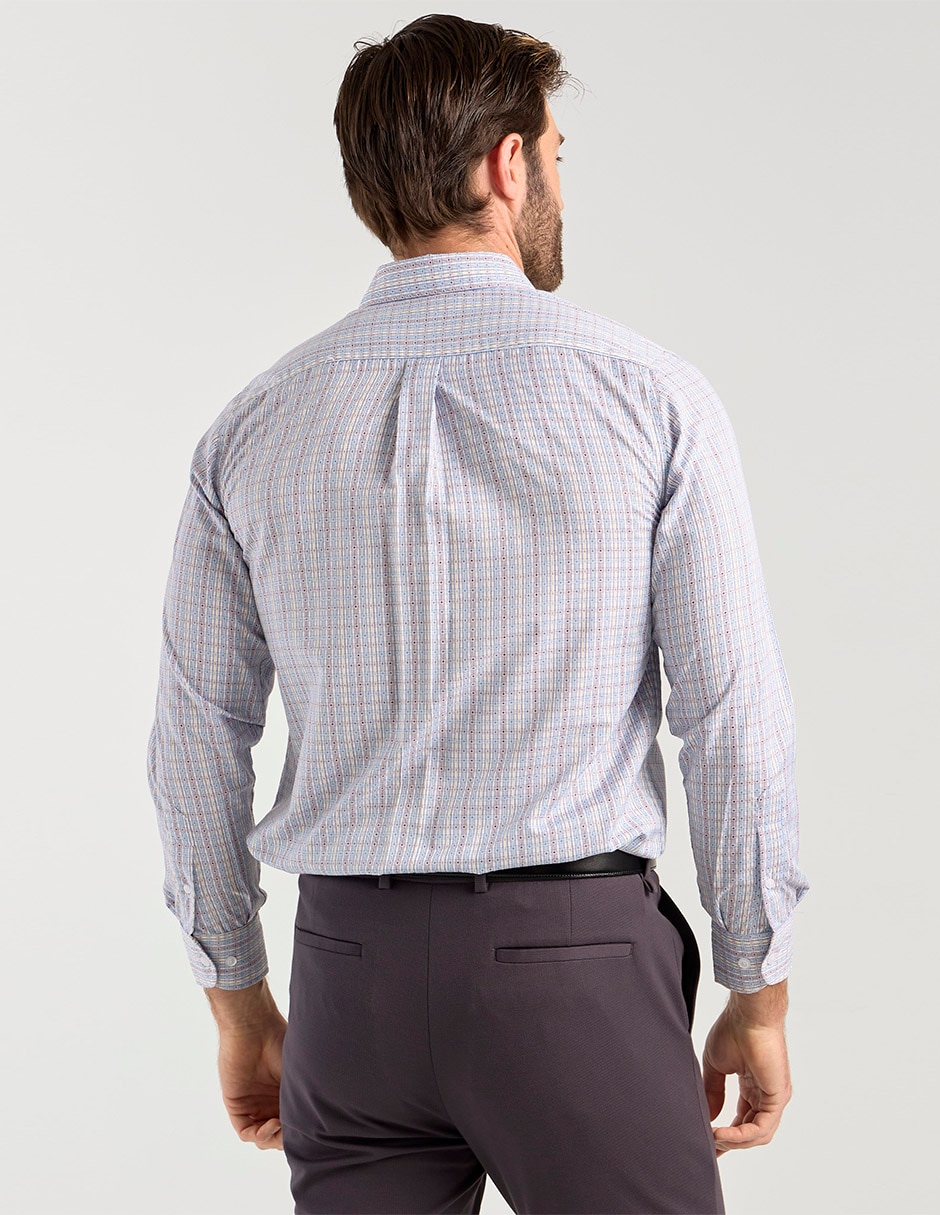 Camisa casual manga larga para hombre