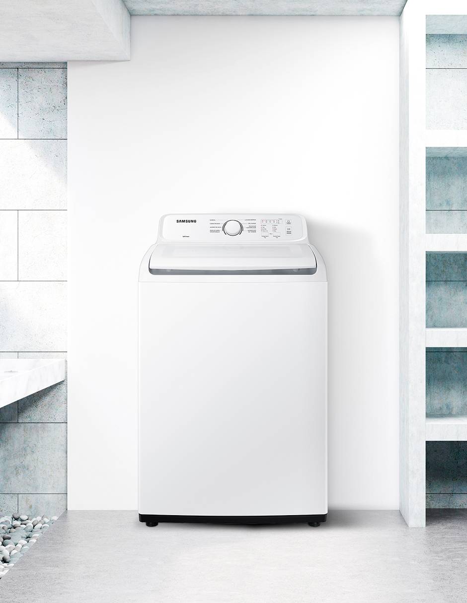 Lavadora 22 kg automática carga superior wa22a3350gw/ax