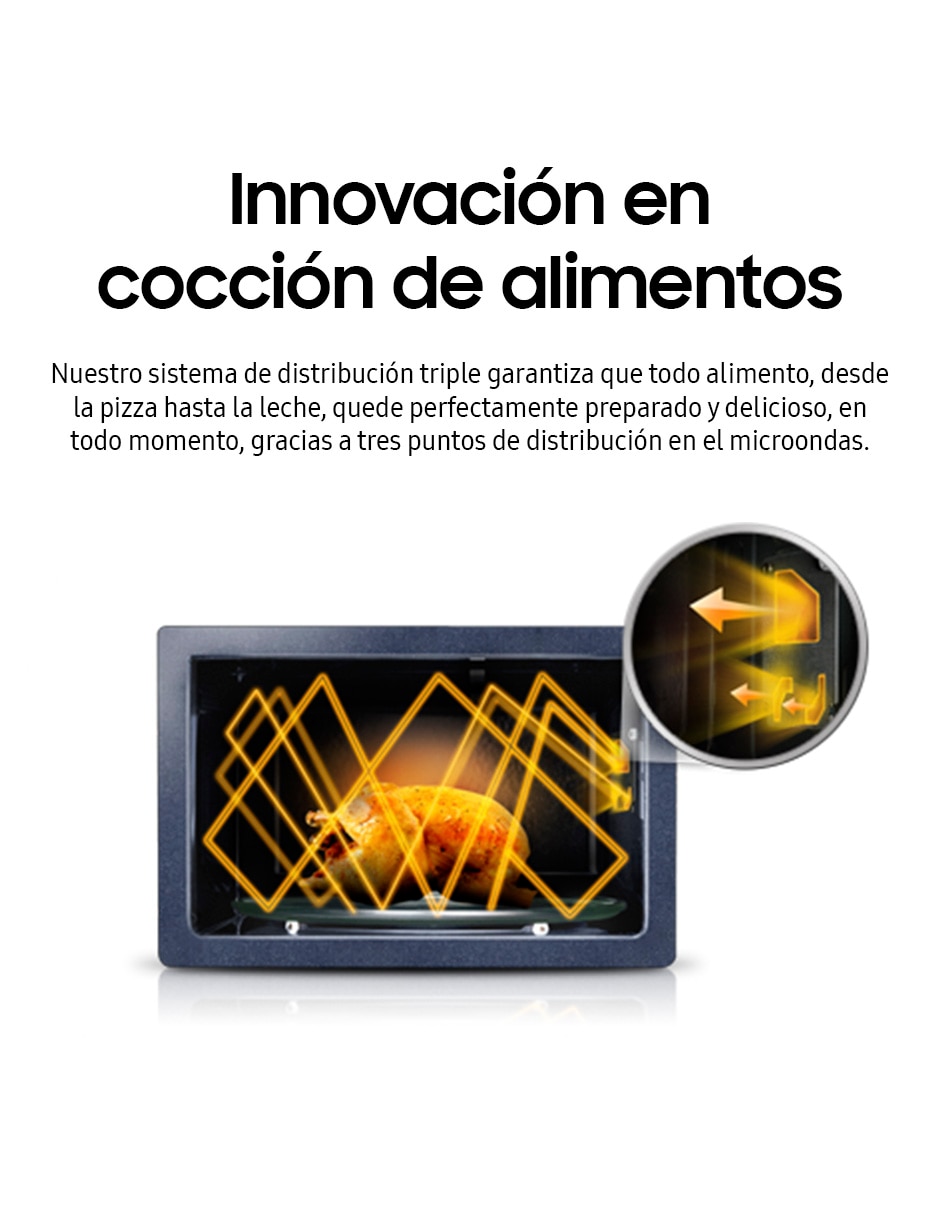 Horno de microondas con grill modelo MG402MCDXBB/AX de 1.4 pies cúbicos
