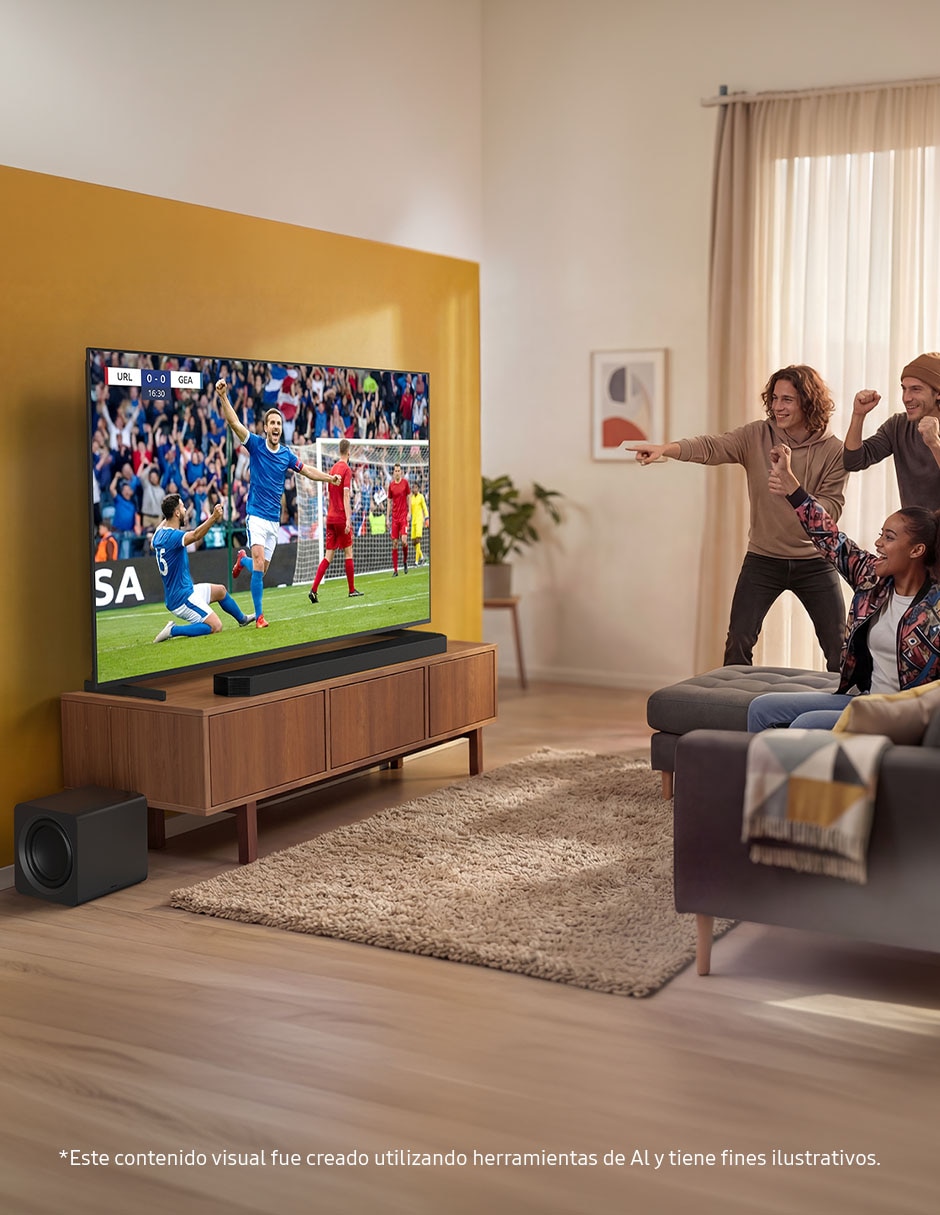 Barra de sonido hw-q800h/zx con subwoofer