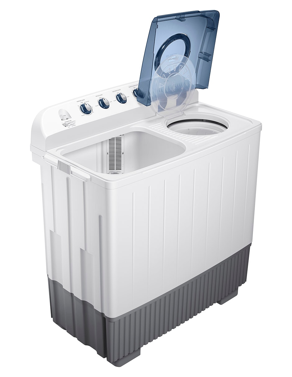 Lavadora doble tina 21 kg semiautomática carga superior wt21f6300lg/ax