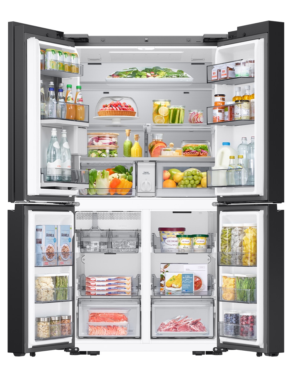Combo refrigerador + pantalla french door 23 pies cúbicos inverter y no frost y fábrica de hielo F-RM90F6UN50U8