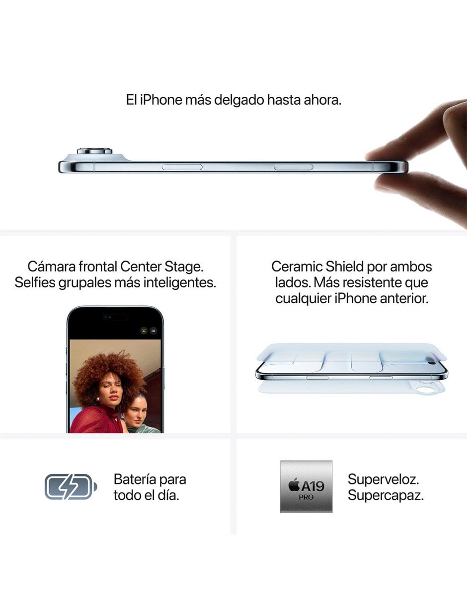 iPhone Air 6.5 pulgadas Super Retina XDR