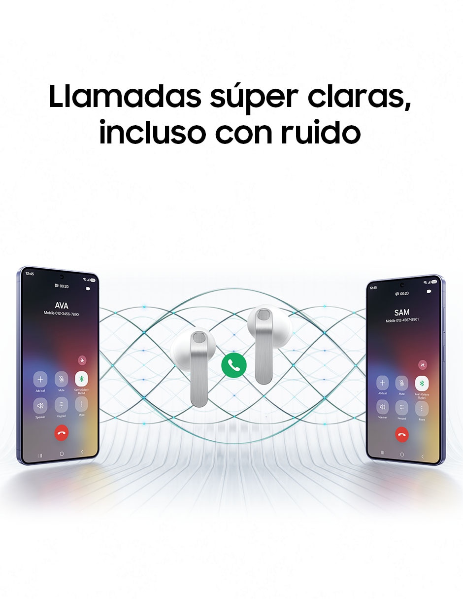 Audífonos true wireless Galaxy Buds4 inalámbricos con cancelación de ruido