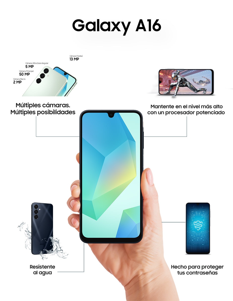 Galaxy A16 Super AMOLED 6.7 pulgadas