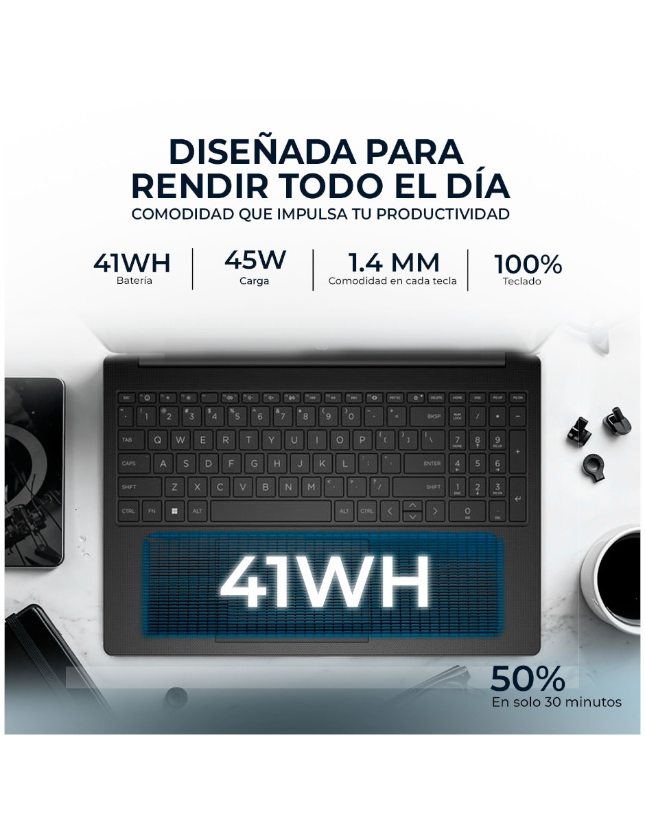Laptop Intel Core 5 120U 15.6 pulgadas HD Intel core 5 Integradas 8 GB RAM 512 GB SSD