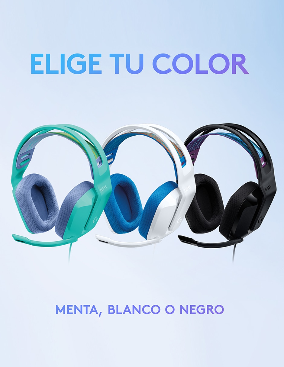 Audífonos Gamer Over-Ear 335 Alámbrico