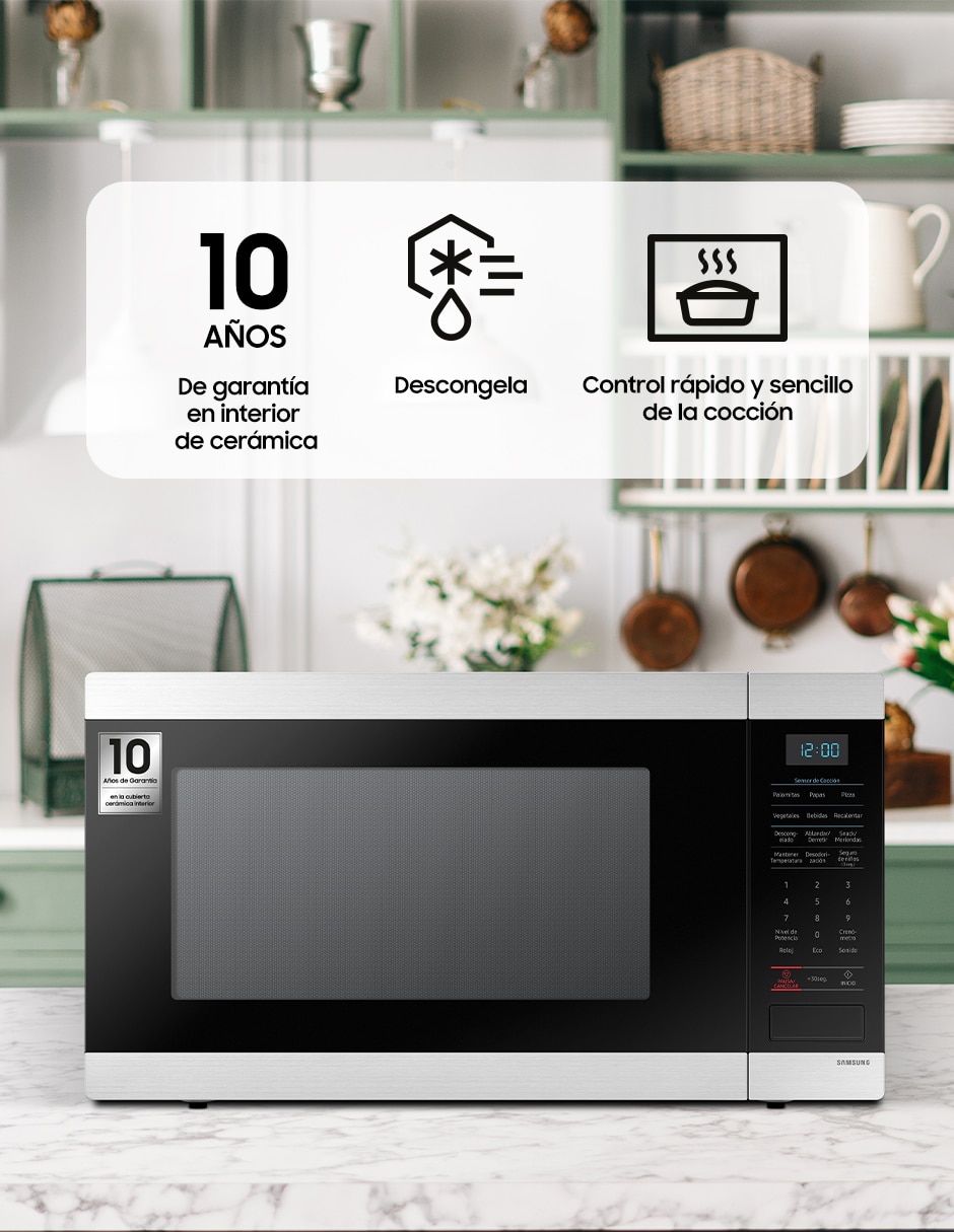 Horno de microondas convencional modelo MS19M8020AS/AX de 1.9 pies cúbicos