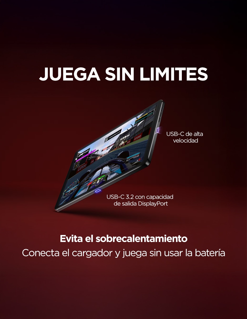 Tablet Legion Tab 7 pulgadas 256 GB de almacenamiento de 12 GB RAM