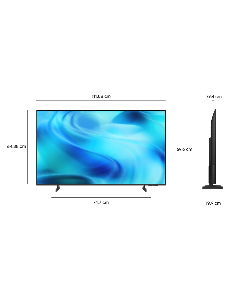 Pantalla smart tv crystal uhd de 50 pulgadas 4k/uhd un50u8500hfxzx con tizen