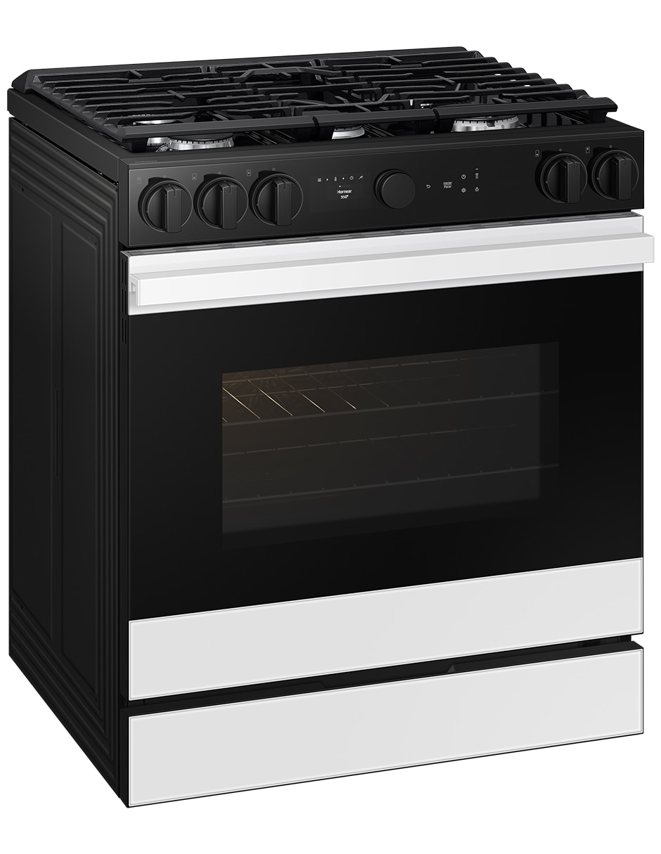 Combo estufa de piso a gas natural/lp 76.1 CM F-NSG85012NK36 de 5 quemadores + campana
