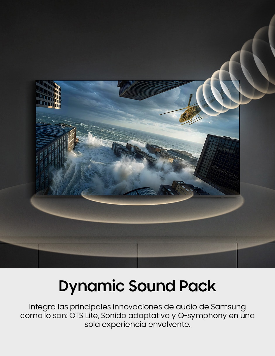 Pantalla Smart TV Mini LED de 4K UN43M75HAFXZX con Tizen con AI Escalado a 4K