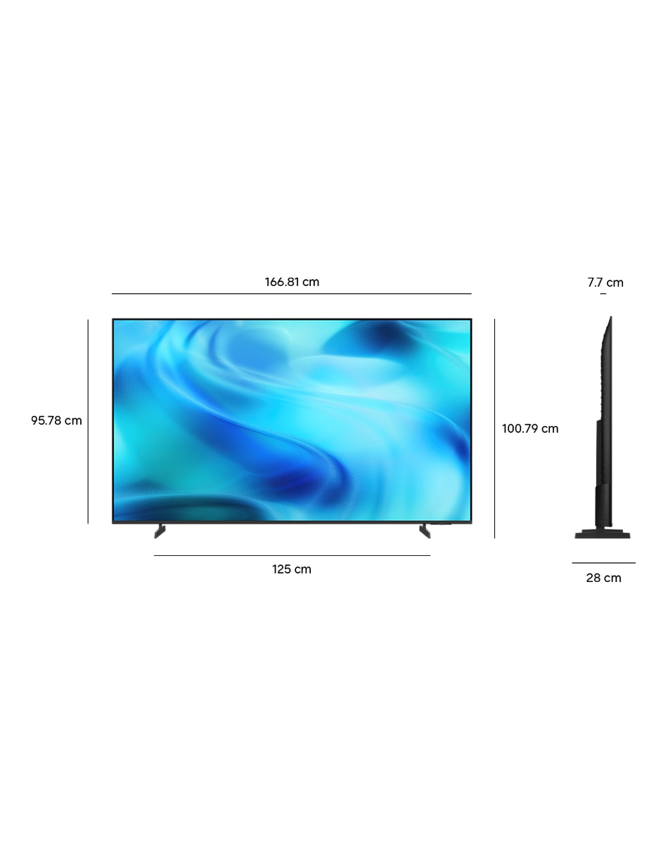 Pantalla smart tv crystal uhd de 75 pulgadas 4k/uhd un75u8500hfxzx