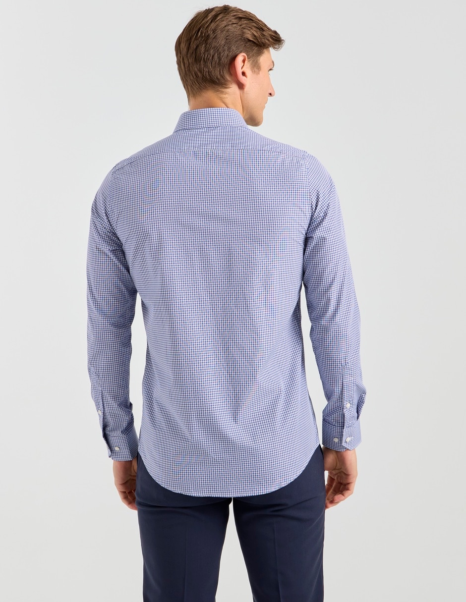 Camisa de vestir de bambú manga larga para hombre