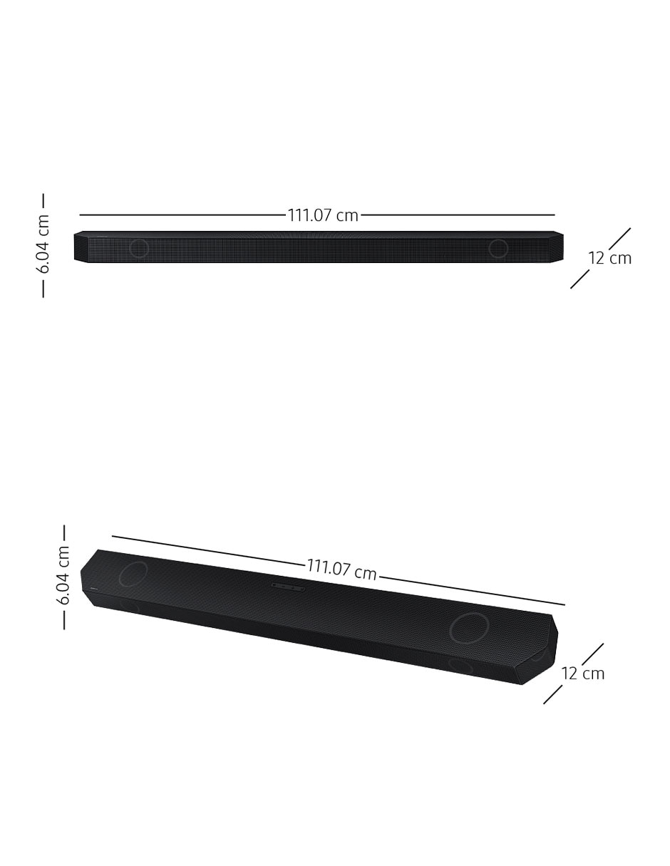 Barra de sonido Hw-Q800D/Zx con subwoofer
