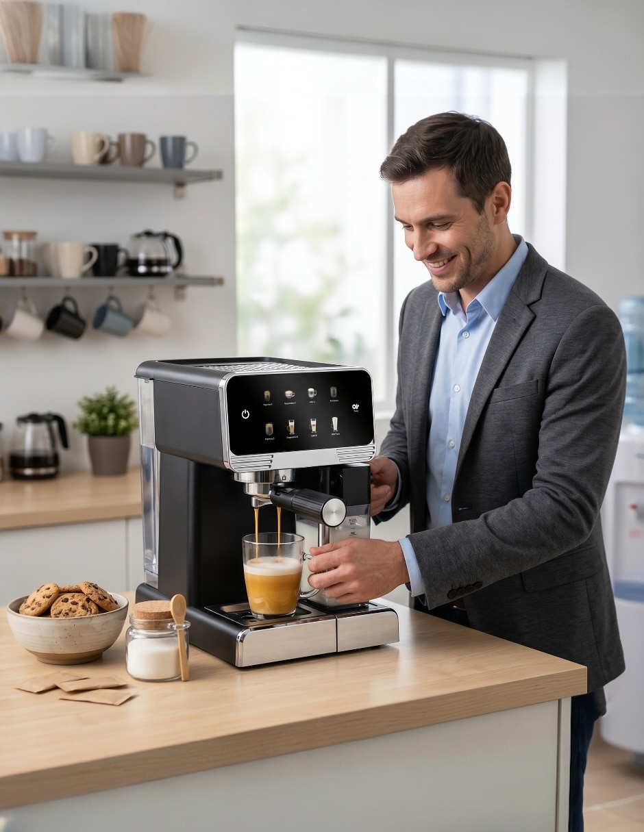 Cafetera con molino C26