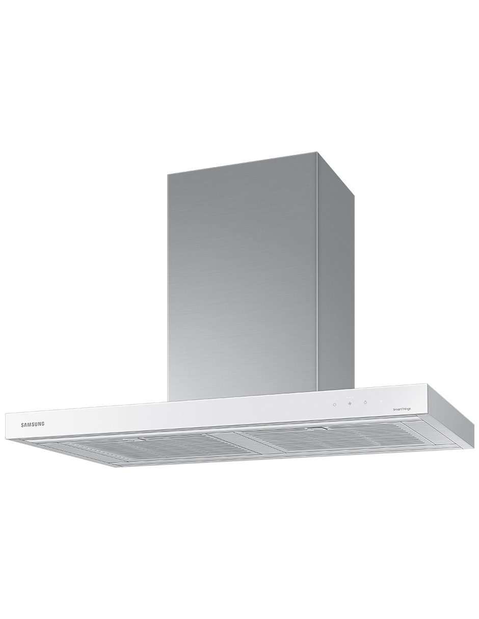 Combo estufa de piso a gas natural/lp Bespoke 76.1 CM F-NSG870SRNK36 de 5 quemadores + campana