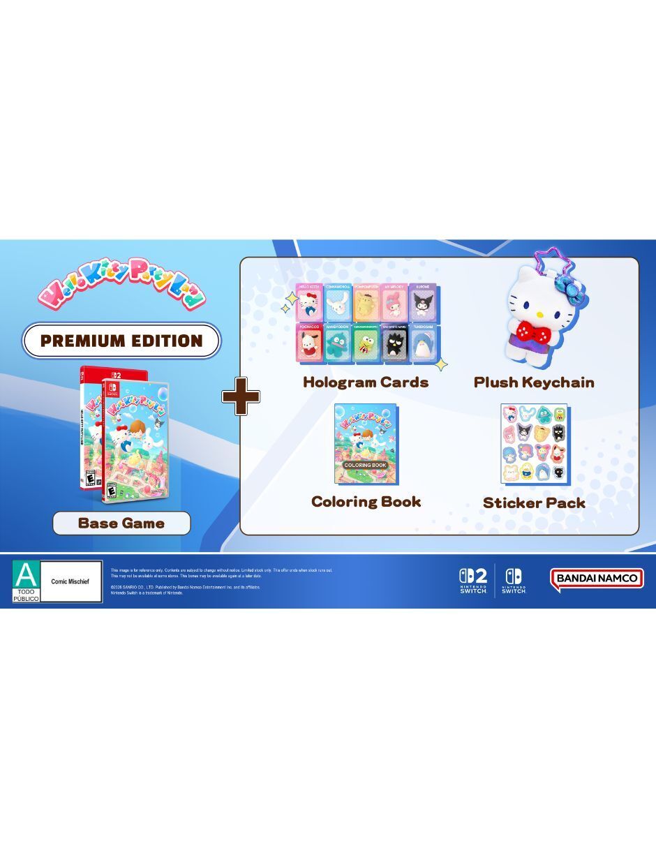 Hello Kitty Party Land bundle para Switch 2