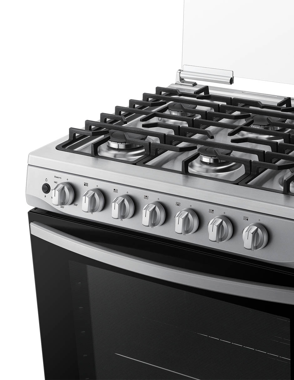 Estufa de piso a gas natural/lp 76 cm NX52D3000MV/AX de 6 quemadores