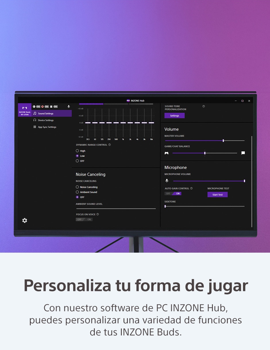 Audífonos gamer Inzone inalámbricos WF-G700N