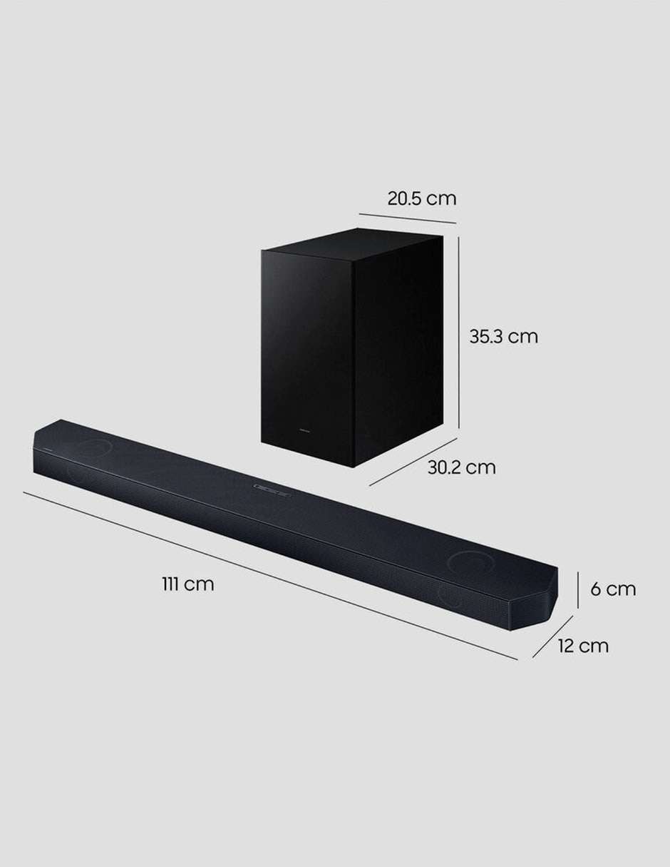 Barra de sonido HW-Q600H/ZX con subwoofer inalámbrico