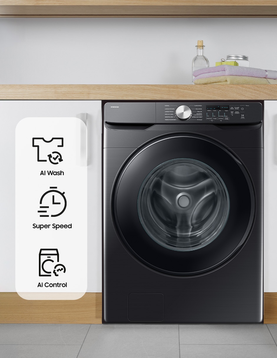 Lavadora 26 kg automática carga frontal WF26DG8250AVAX