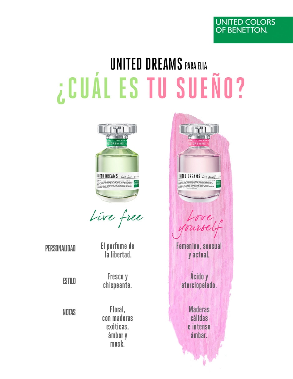 Eau de toilette United Dreams Love Yourself para mujer