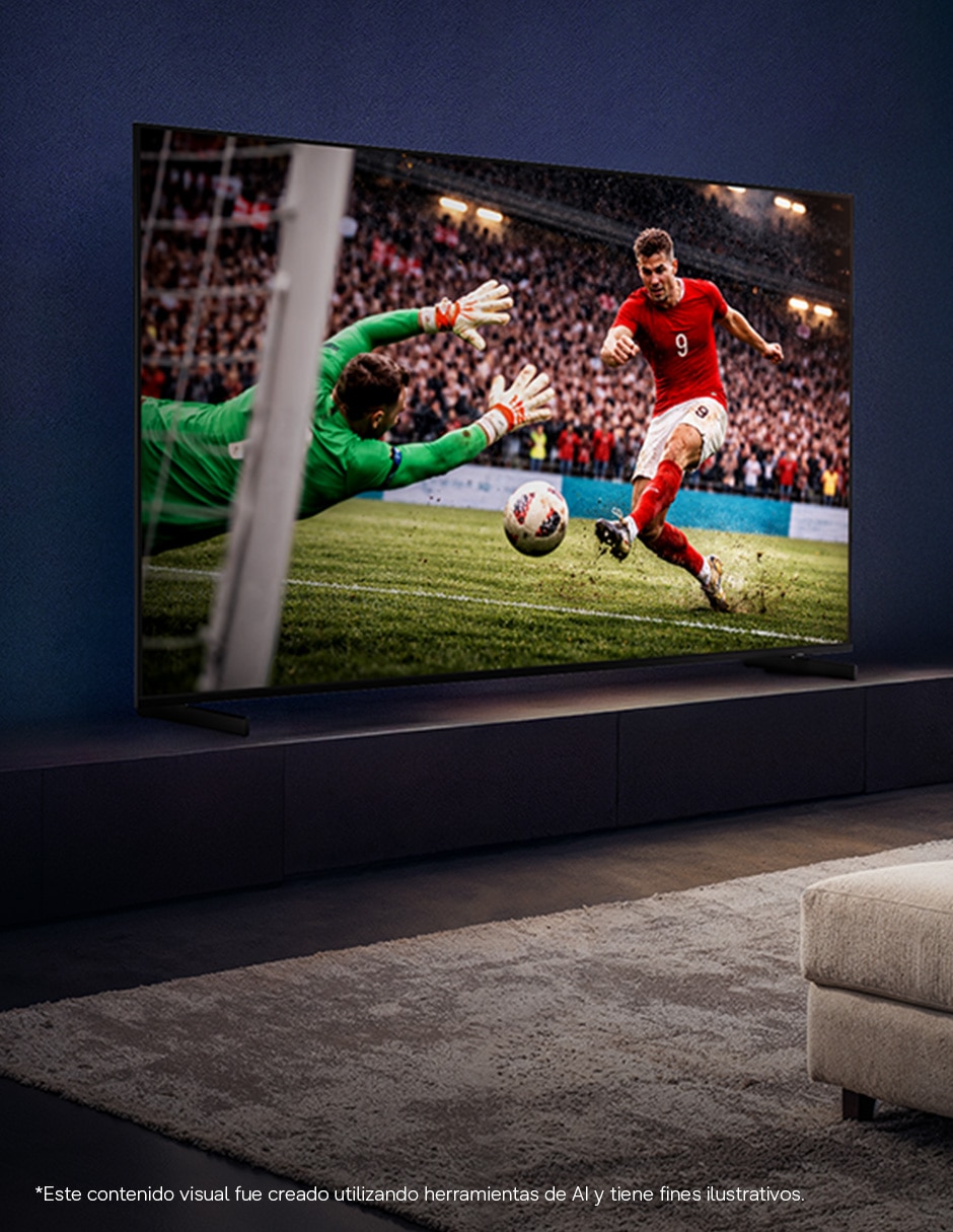 Pantalla Smart TV Micro RGB de 75 pulgadas 4K MRN75R85HAFXZX con AI escalado a 4K