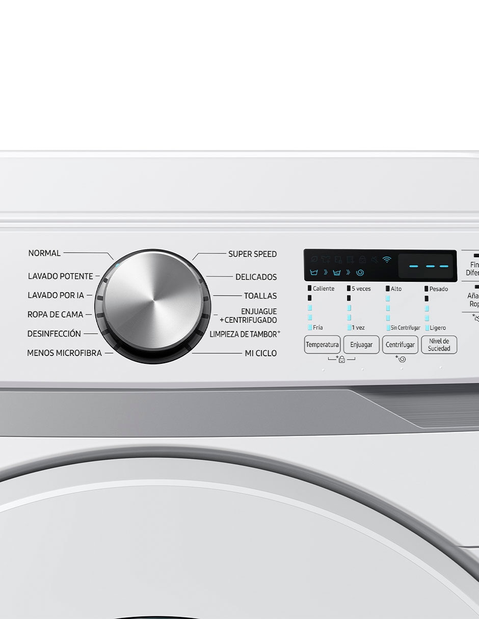 Lavadora 26 kg automática carga frontal WF26DG8250AWAX