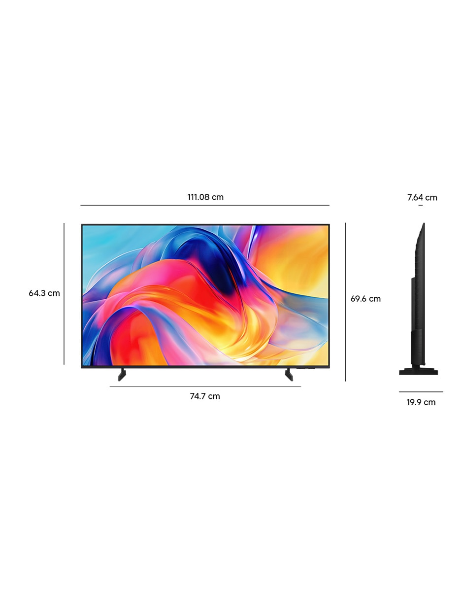 Pantalla Smart TV LED de 50 pulgadas 4K UN50M70HAFXZX con Tizen con AI escalado a 4K