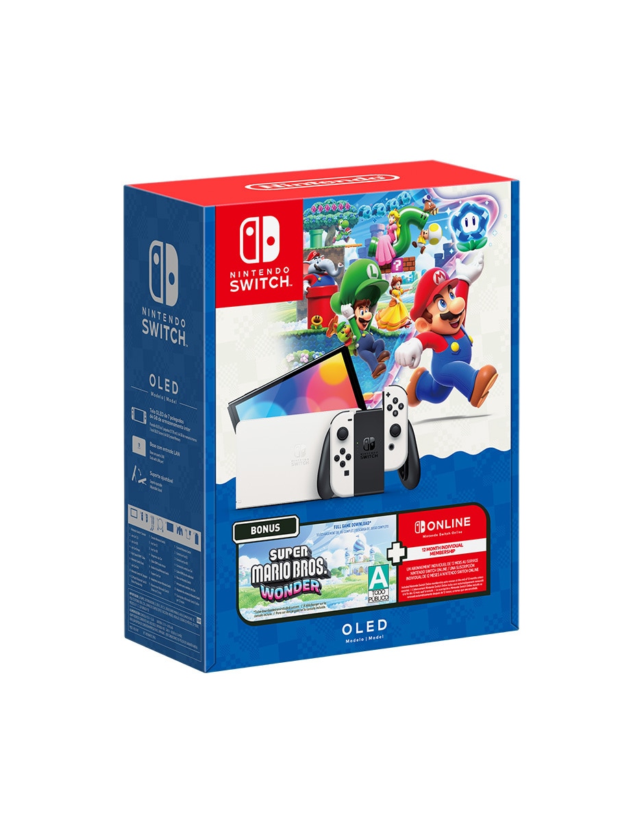Consola fija/portátil nintendo switch de 64 gb edición limitada mario bros