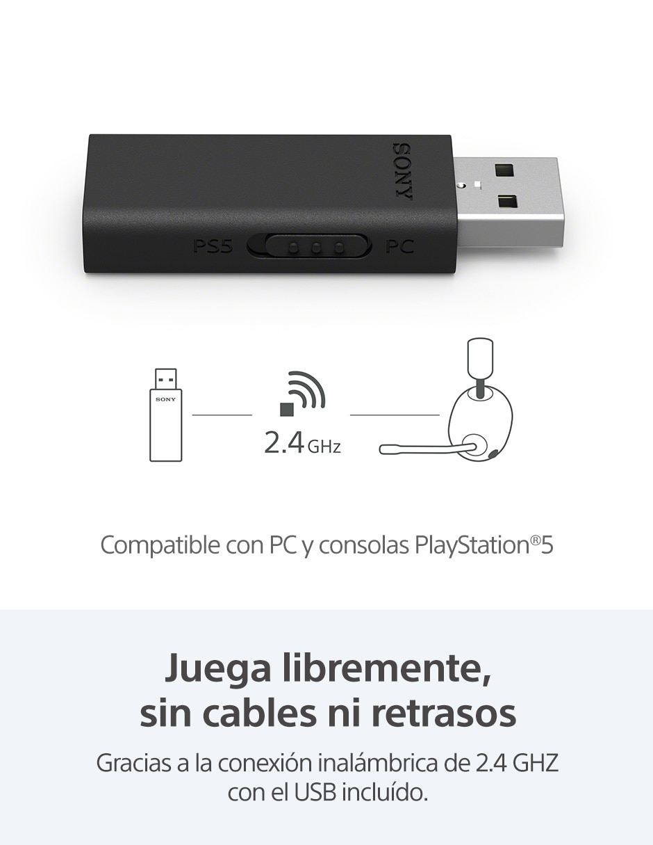 Audífonos gamer Over-Ear Inzone H9 inalámbricos con cancelación de ruido