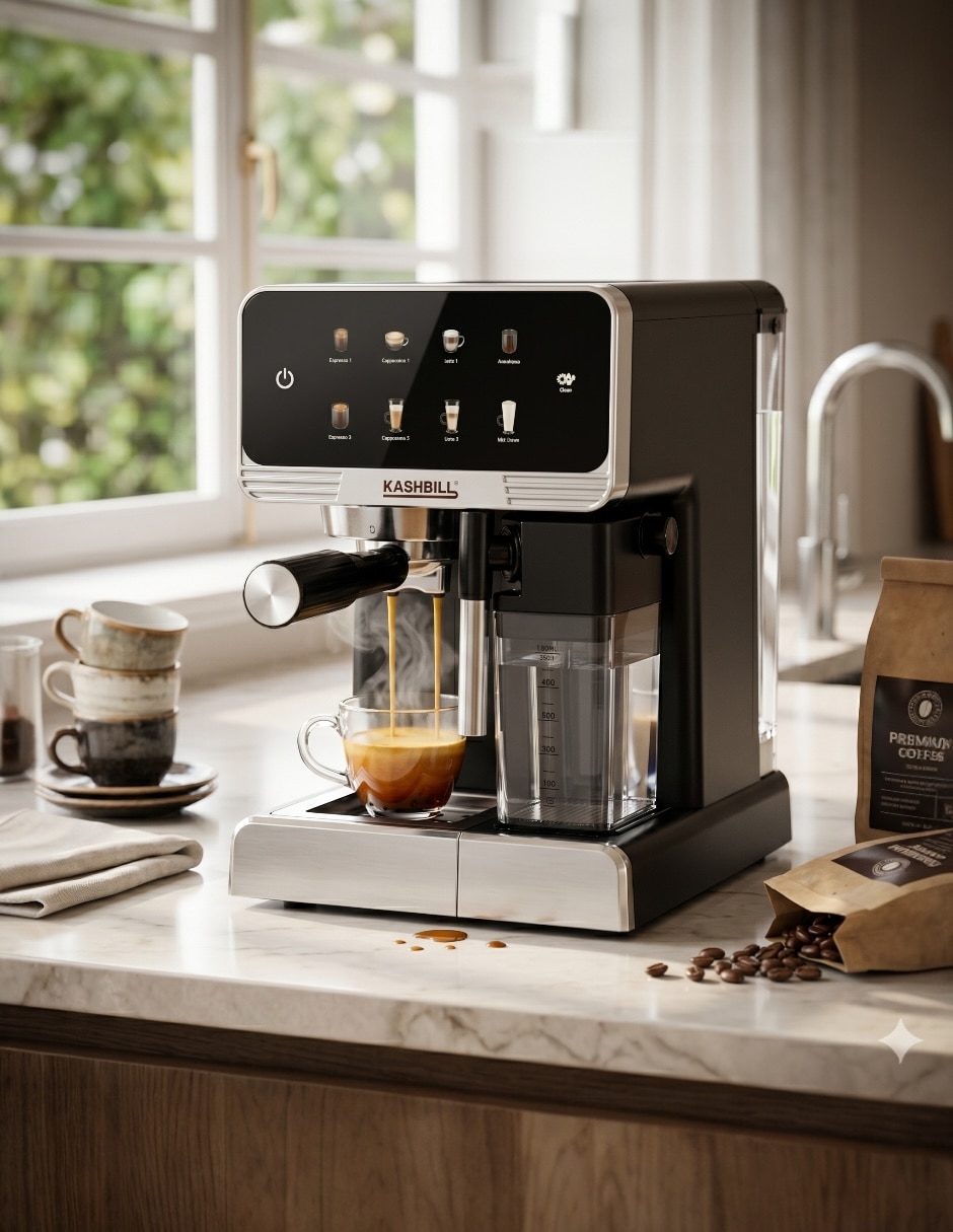 Cafetera con molino C26