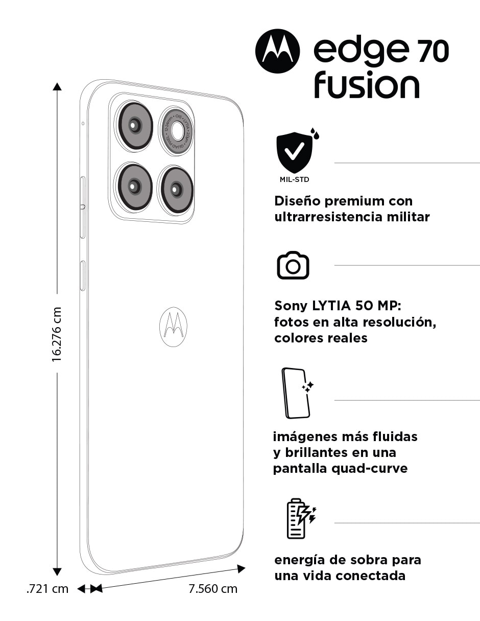 Edge 70 Fusion FIFA POLED 6.78 pulgadas Telcel