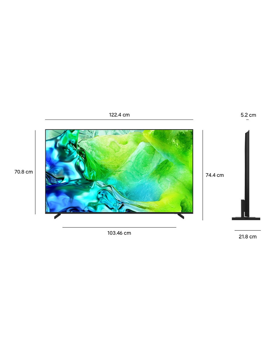 Pantalla Smart TV Samsung Neo QLED de 55 pulgadas 4K QN55QN80HAFXZX con AI escalado a 4K