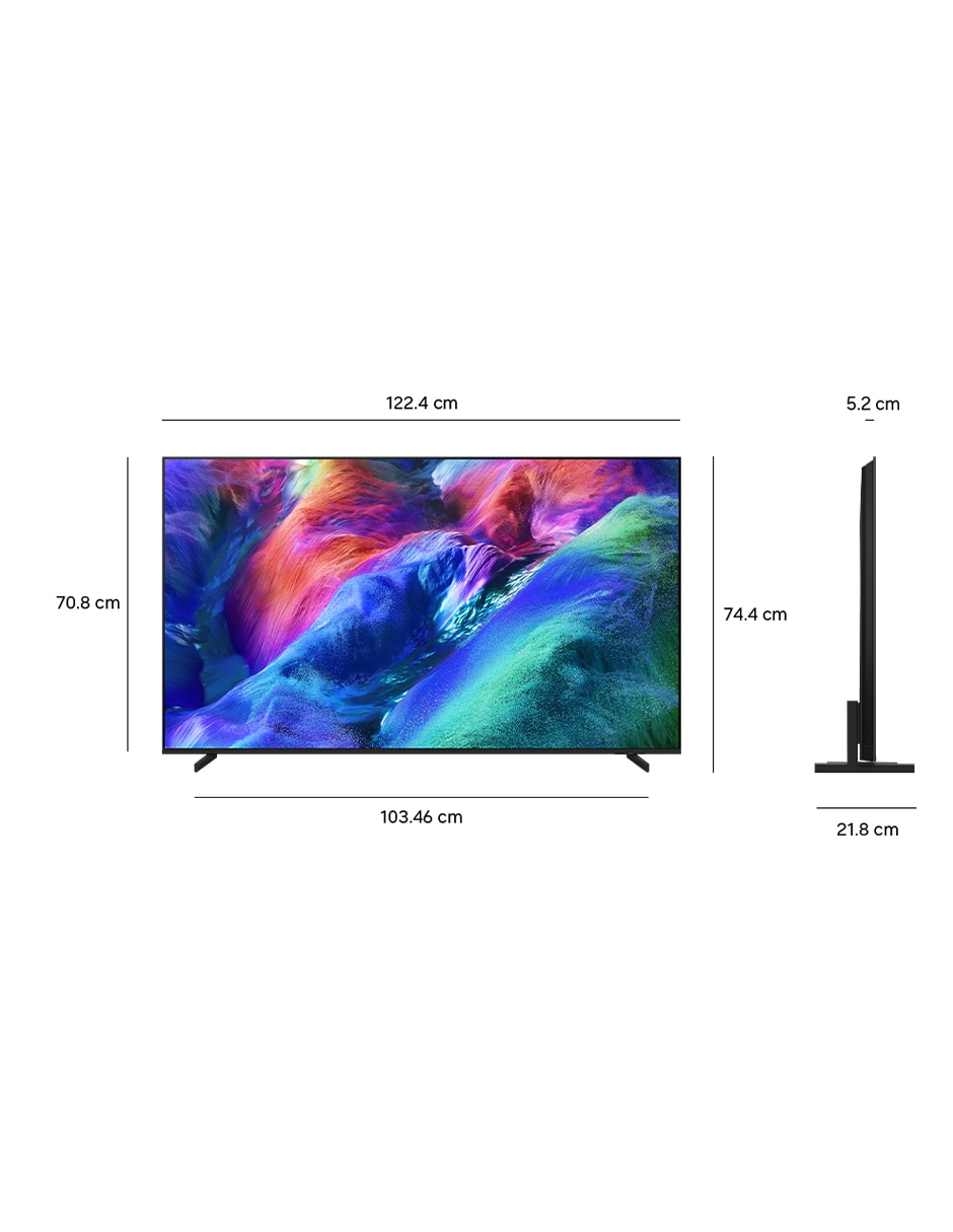 Pantalla Smart TV Micro RGB de 55 pulgadas 4K MRN55R85HAFXZX con AI Escalado a 4K