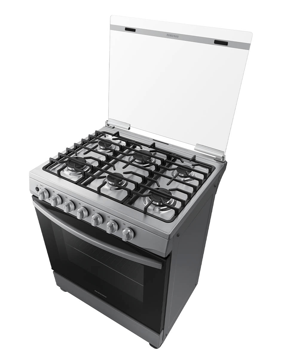Estufa de piso a gas natural/lp 76 cm NX52D3000MV/AX de 6 quemadores