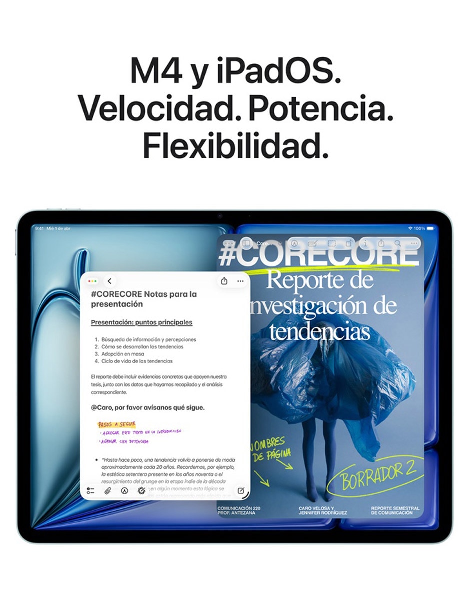 iPad Air M4 11 pulgadas 1 TB 12 GB RAM Gris Espacial