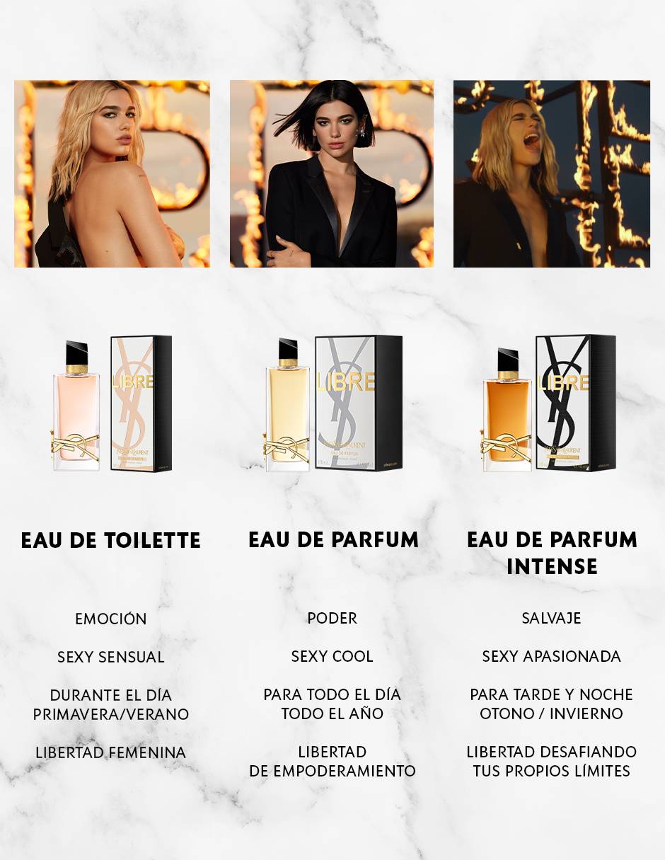 Eau de parfum Libre para mujer