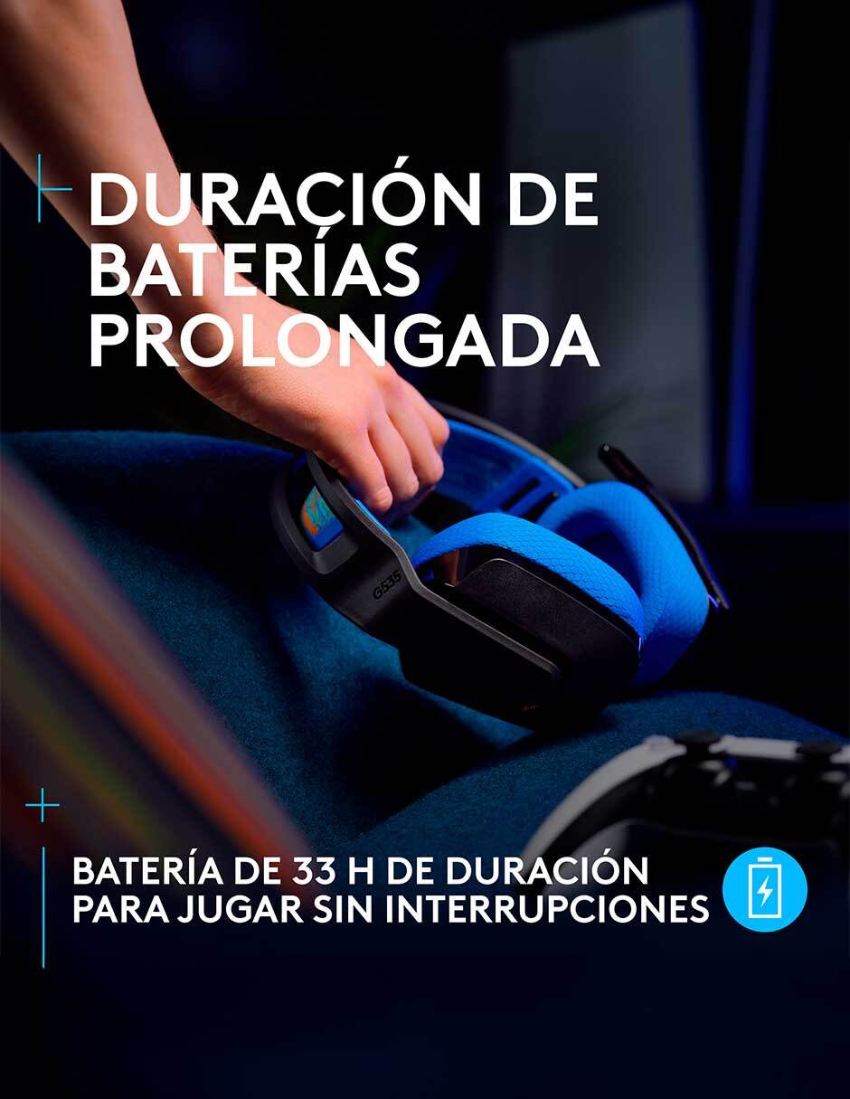 Audífonos gamer inalámbricos