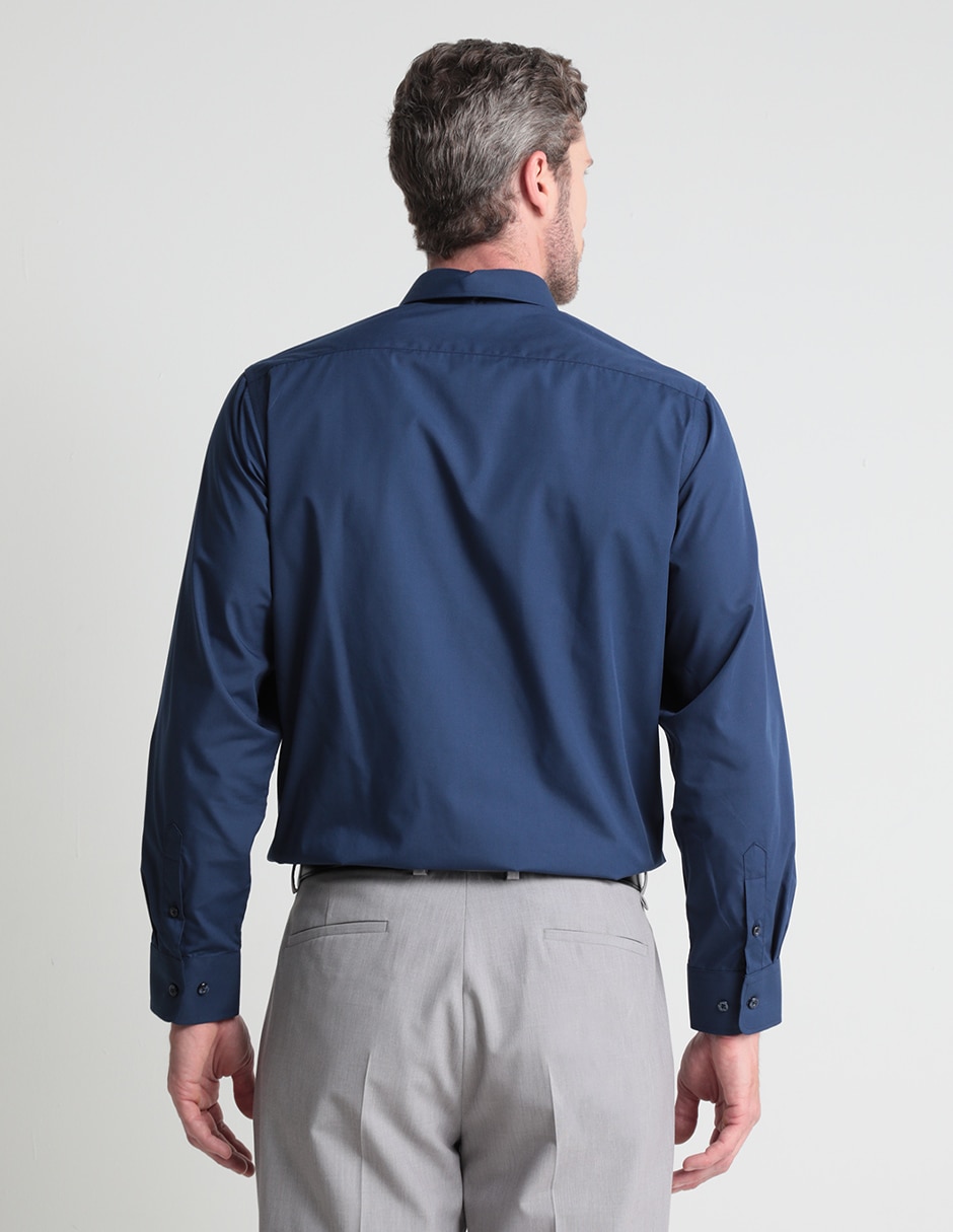 Camisa de vestir Regent Street de algodón manga larga para hombre