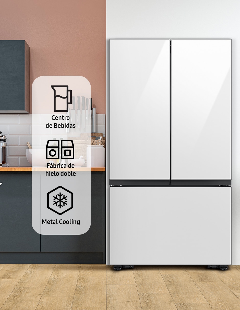 Refrigerador French door 32 pies cúbicos inverter y fábrica de hielo Rf32cb532012em