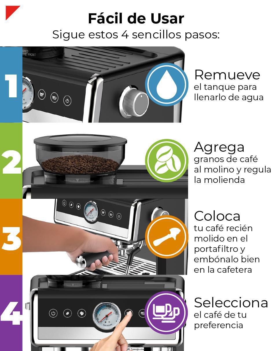 Cafetera con molino bdcm22