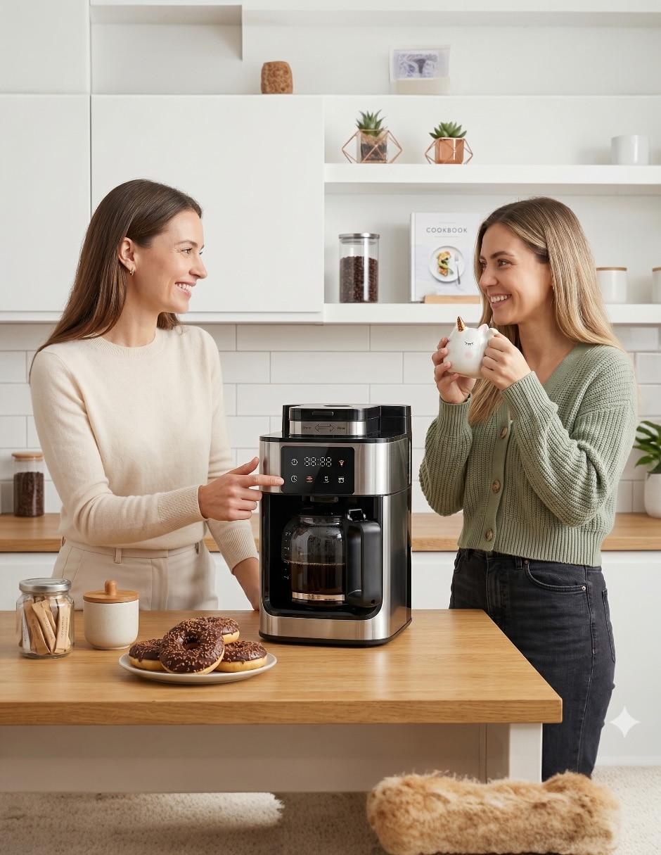 Cafetera con molino C25