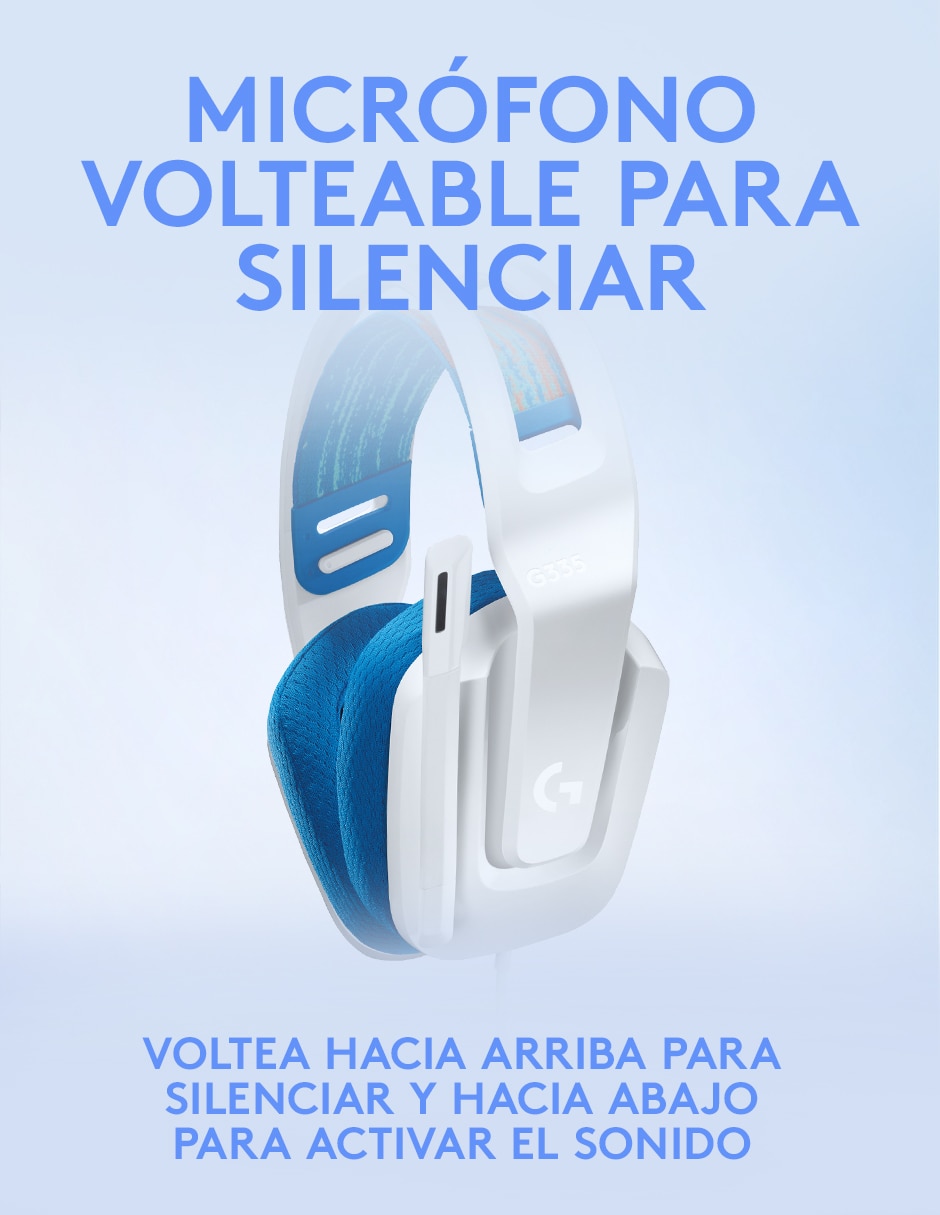 Audífonos Gamer Over-Ear 335 Alámbrico
