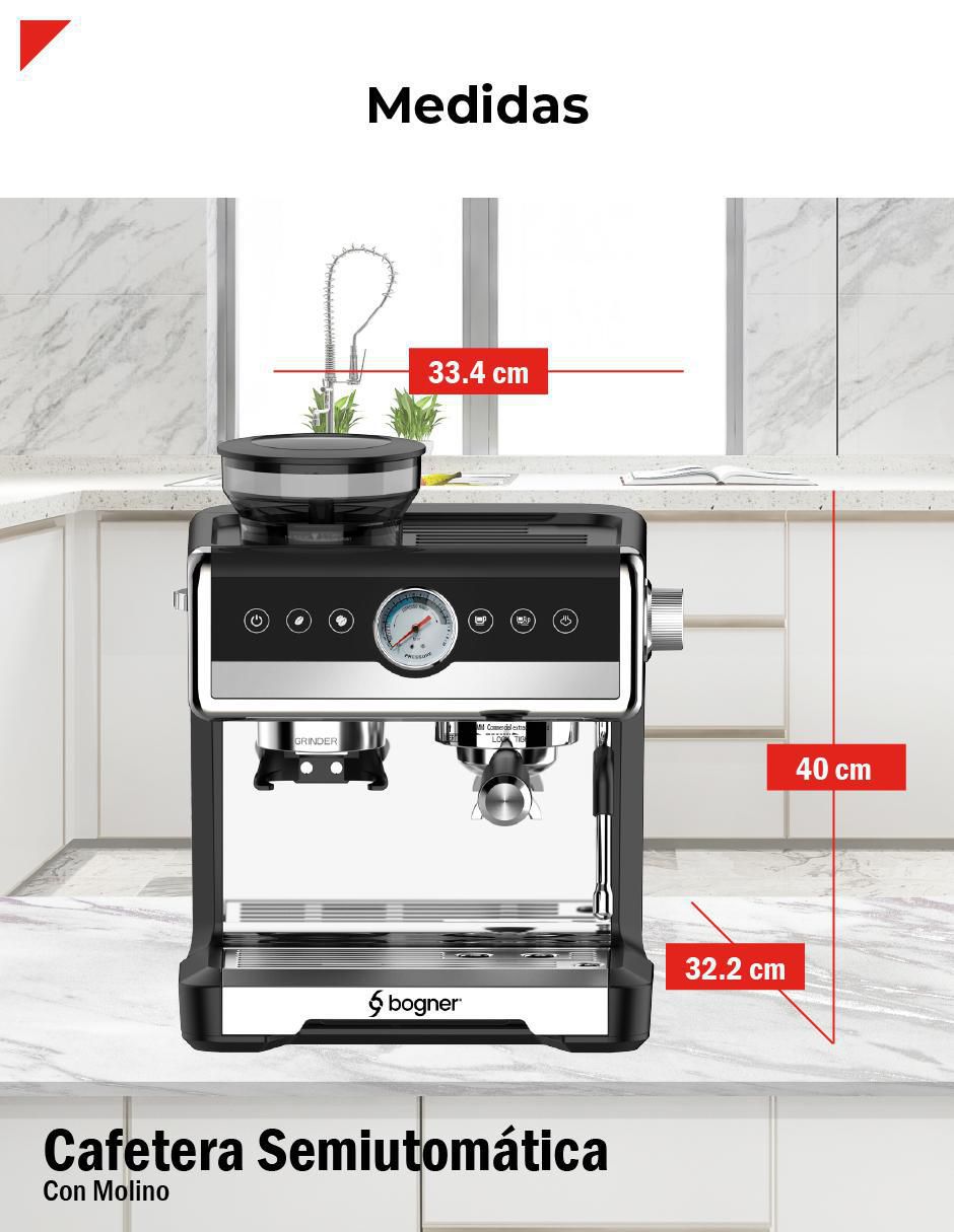 Cafetera con molino bdcm22